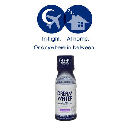Dream Water Natural Sleep & Relaxation Aid Shot, 0 Calorie