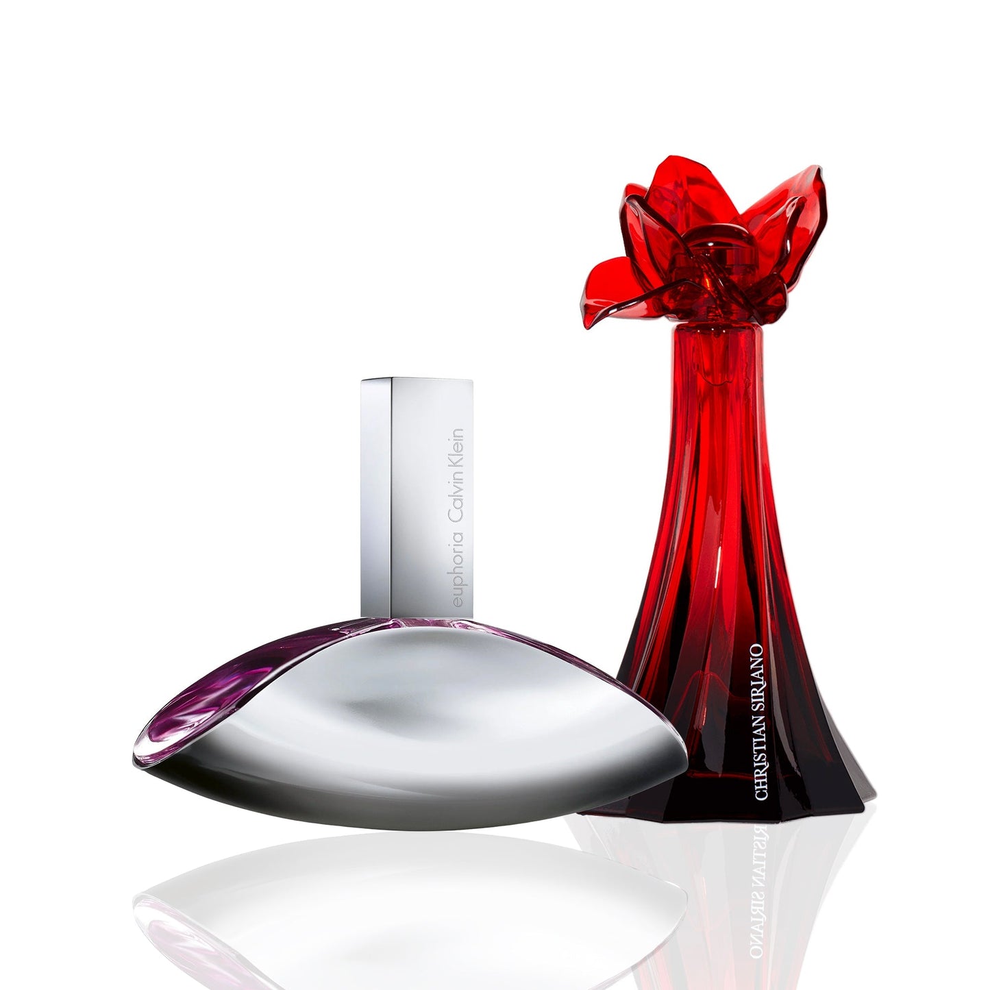Euphoria by Calvin Klein and Ooh La Rouge by Christian Siriano